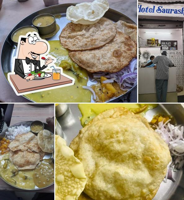 Meals at Gujarati Sourashtra Hotel