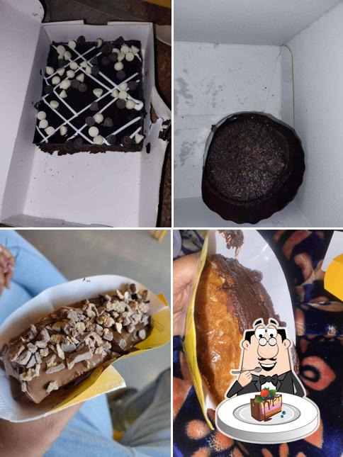 Chocolate cake at Waffcha