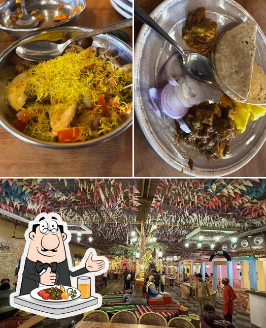 Food at Village Restaurant - India Ka Swaad