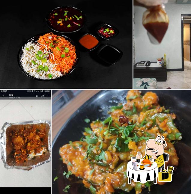 Food at 99 China Town restaurant