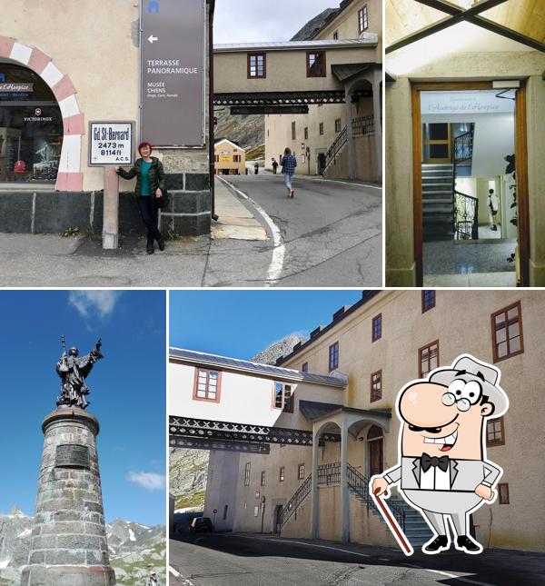 Goditi la vista dagli esterni di Auberge de l'Hospice