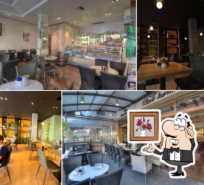 Gli interni di Park Avenue Caffè & Bistrot