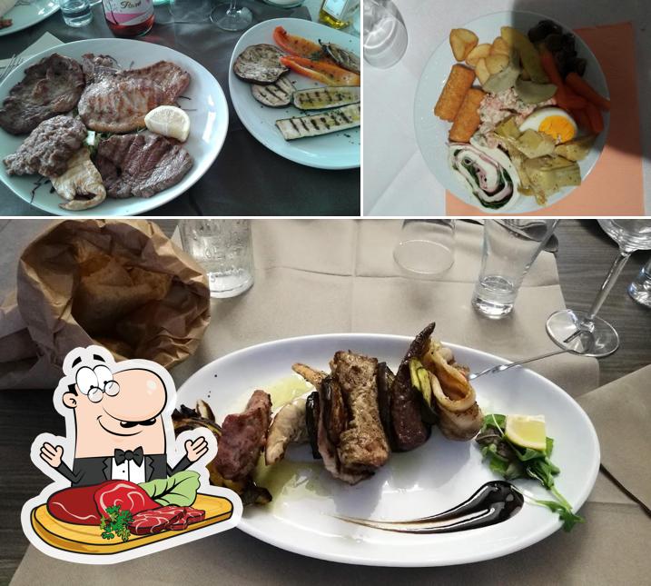 C'è un'ampia scelta di piatti per gli amanti della carne