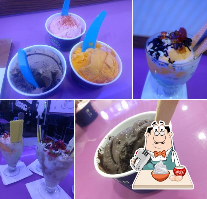 Cream Berg provides a range of sweet dishes