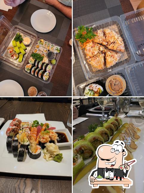 Les sushi sont offerts par Sushi Kayakku
