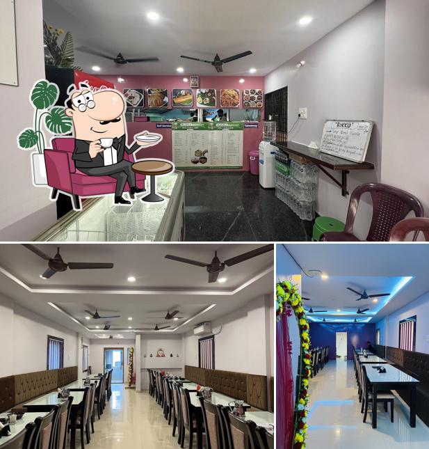 The interior of Kukku Restaurant