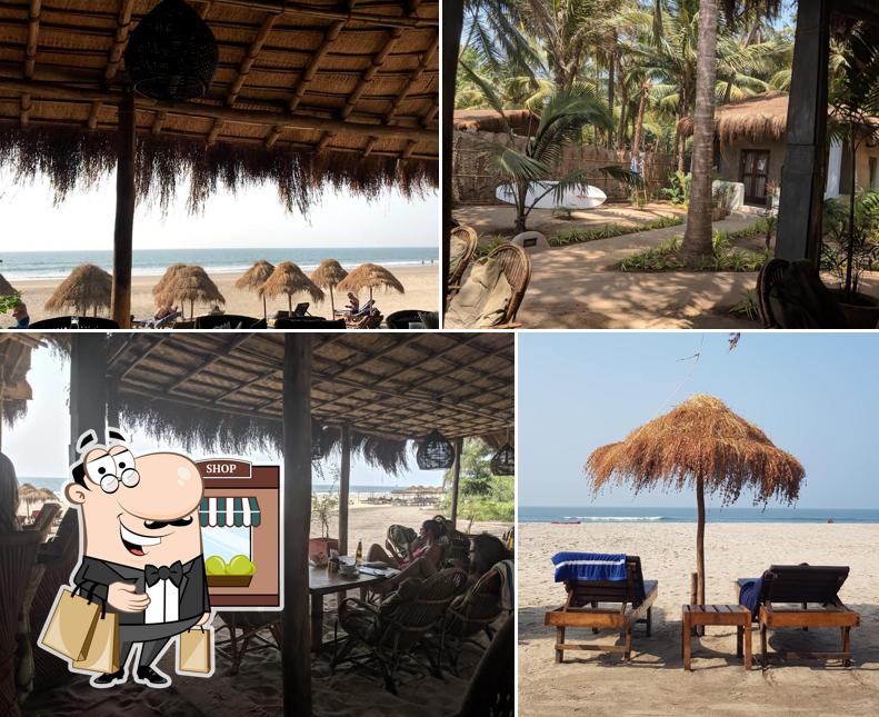 The exterior of Palm Grove Restaurant
