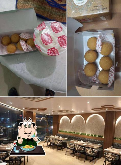 The image of food and interior at Laddoo Gopal Sweets