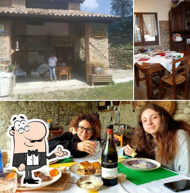 Gli interni di Osteria di Fontanino