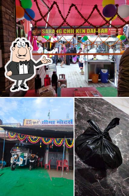 The interior of Sarang Chicken Darbar