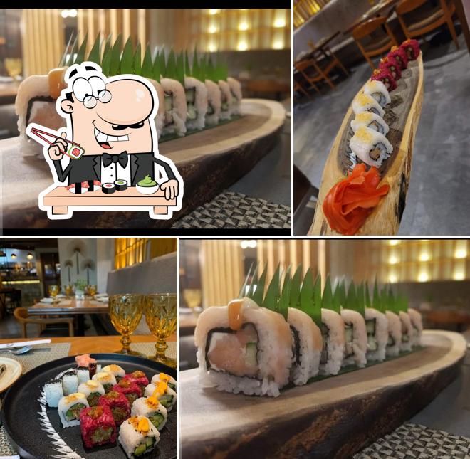 Order various sushi options