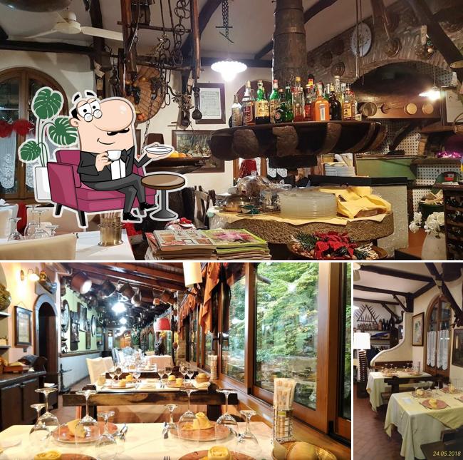 Siediti a un tavolo di Ristorante Al Vecchio Mulino
