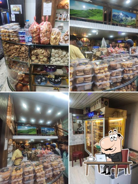 The interior of Taj Bakery - Darjeeling