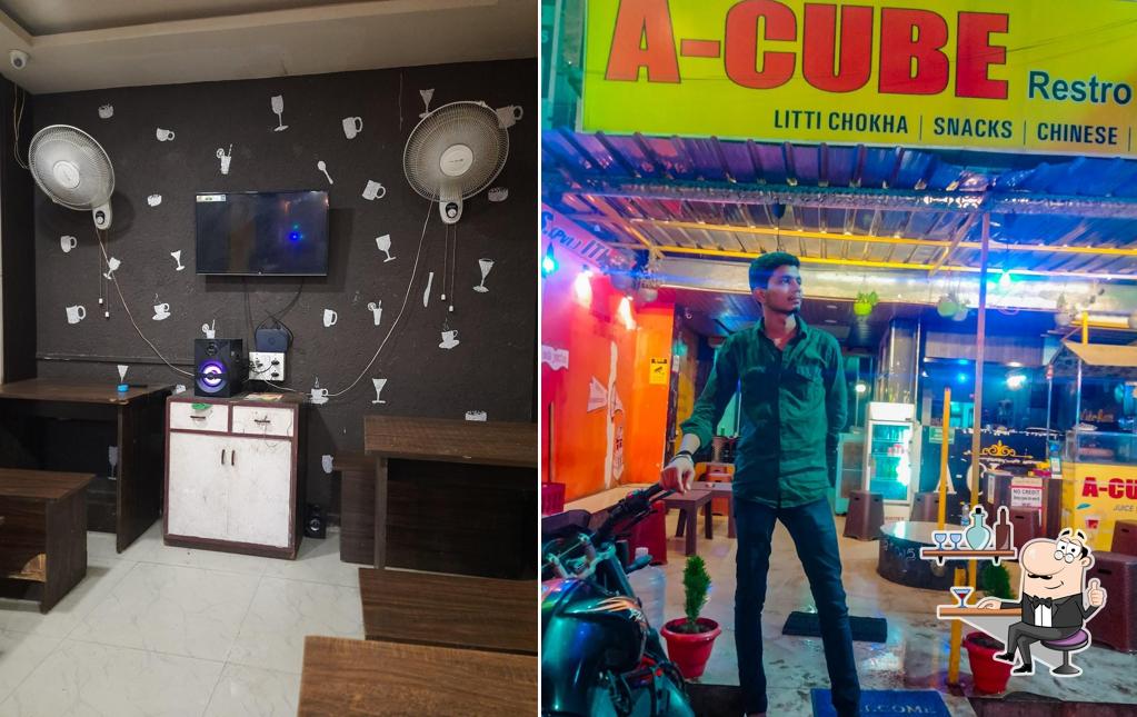 The interior of A Cube Restaurant & Cafe