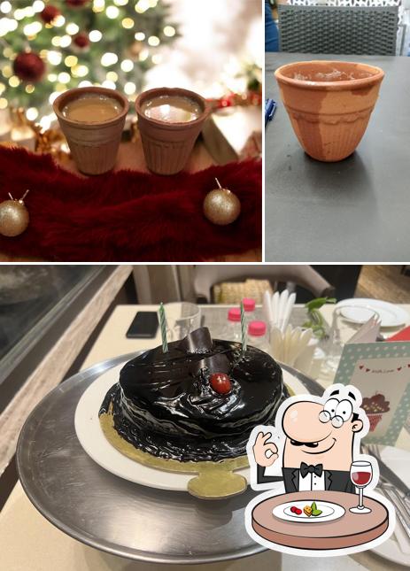 The restaurant's food and beverage