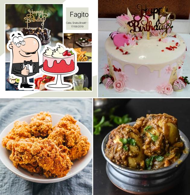 Red velvet cake at Fagito Home Delivery