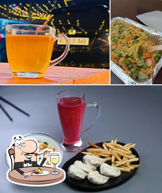 This is the photo showing food and beverage at KARAK BOI