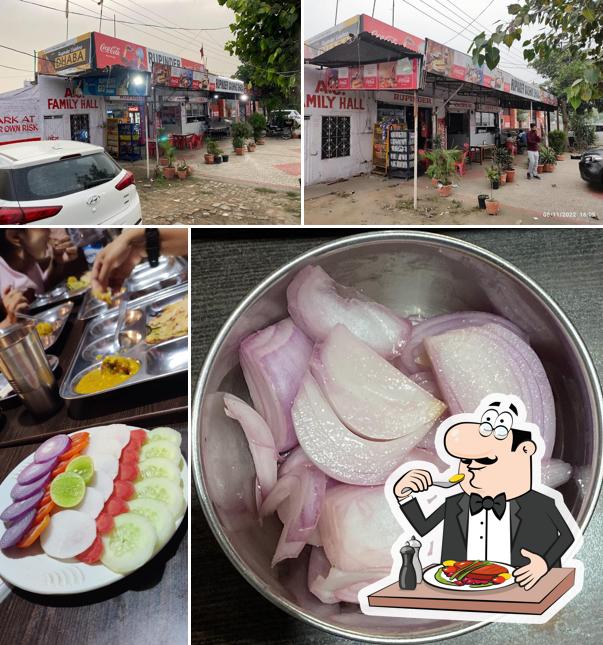 Among different things one can find food and exterior at Rupinder Vaishno Dhaba