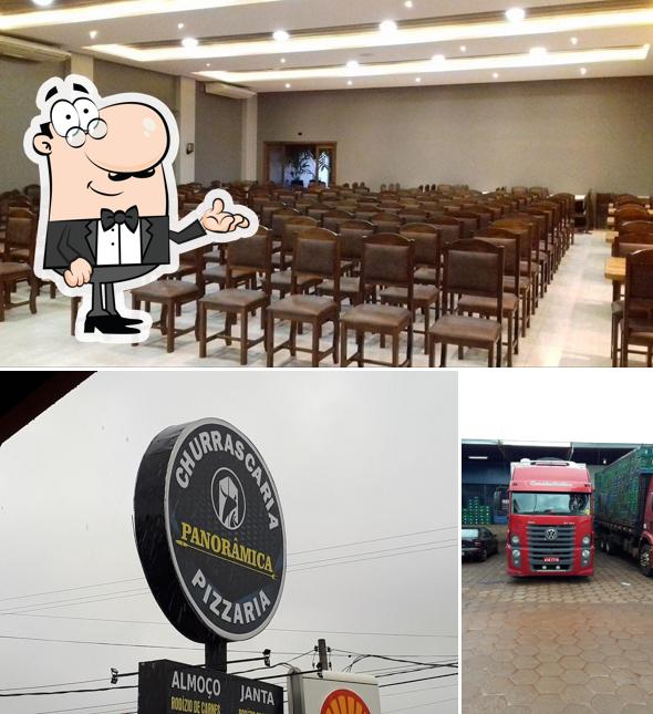 O interior do Churrascaria Panorâmica