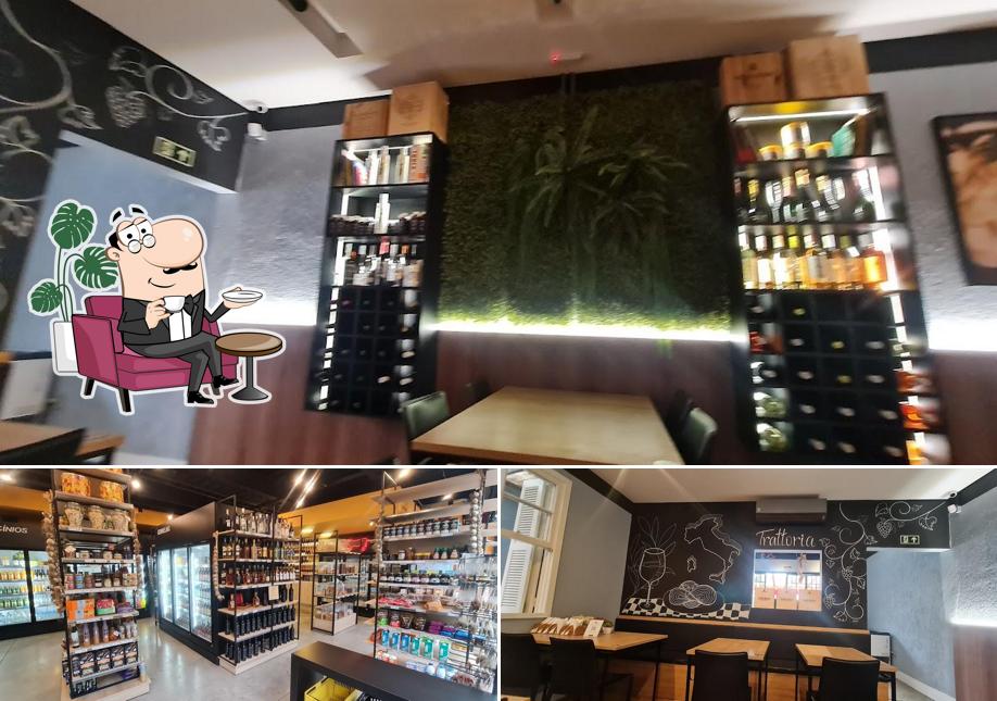 O interior do Piccolo Tedesco Trattoria