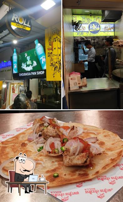 The picture of The Roll Factory by Sanjha Chulha’s interior and beverage