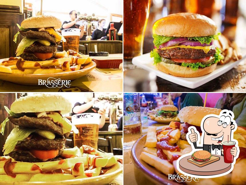 Gli hamburger di Brasserie potranno soddisfare i gusti di molti