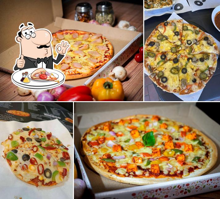 Pick different kinds of pizza