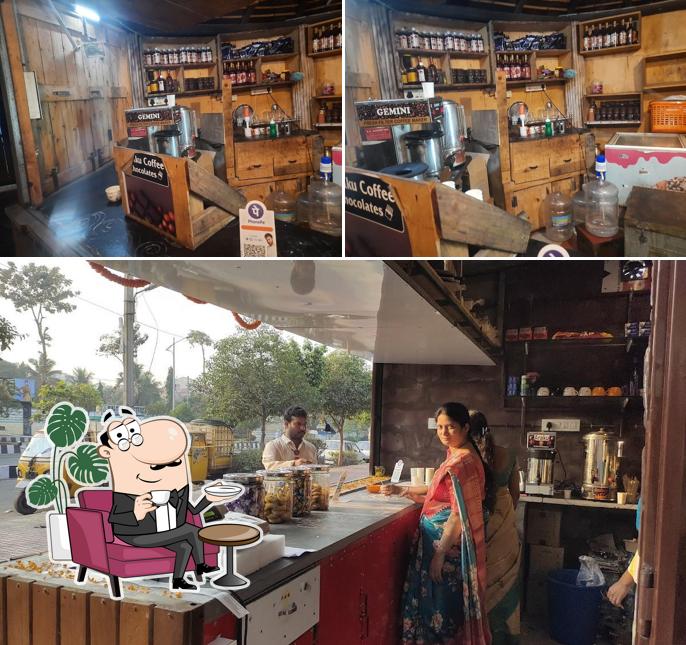 The interior of Araku coffee