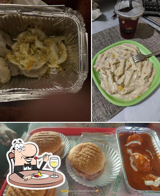 The restaurant's food and beverage
