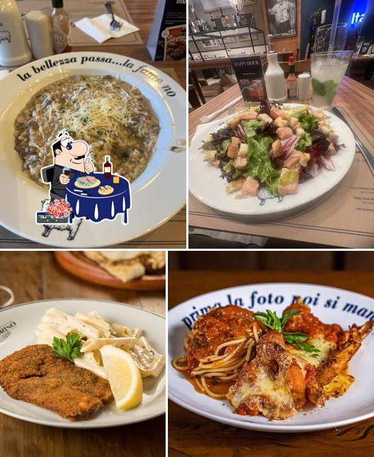 Sashimi em Pecorino Bar & Trattoria Shopping Bossa Nova: Café, Buffet, Sobremesas, Massas