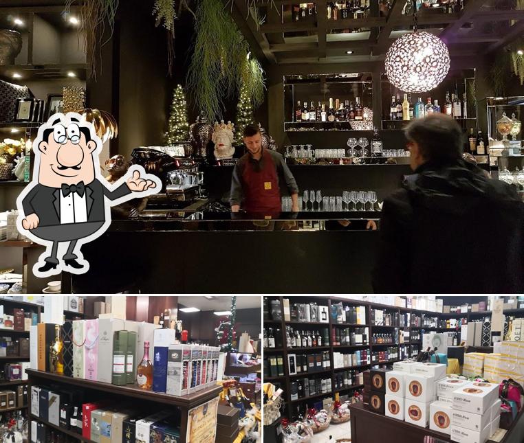 Gli interni di Drink Shop