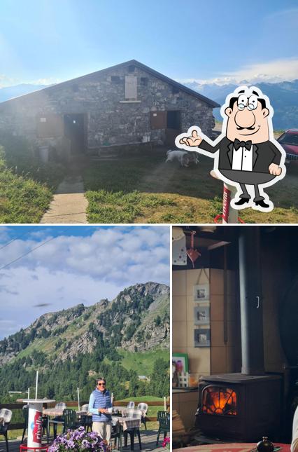 Guarda la immagine che raffigura la interni e esterno di Buvette de Pépinet