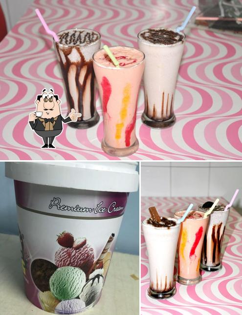 Enjoy a beverage at Masqati Ice Cream Parlour