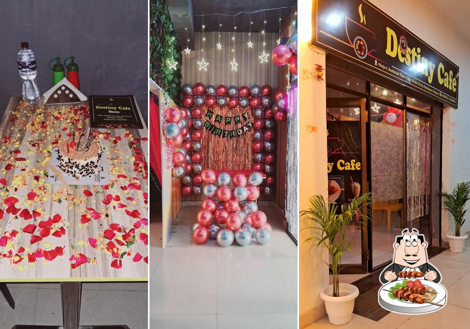 Food at Destiny cafe