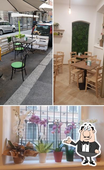 Gli interni di Garden Cafè