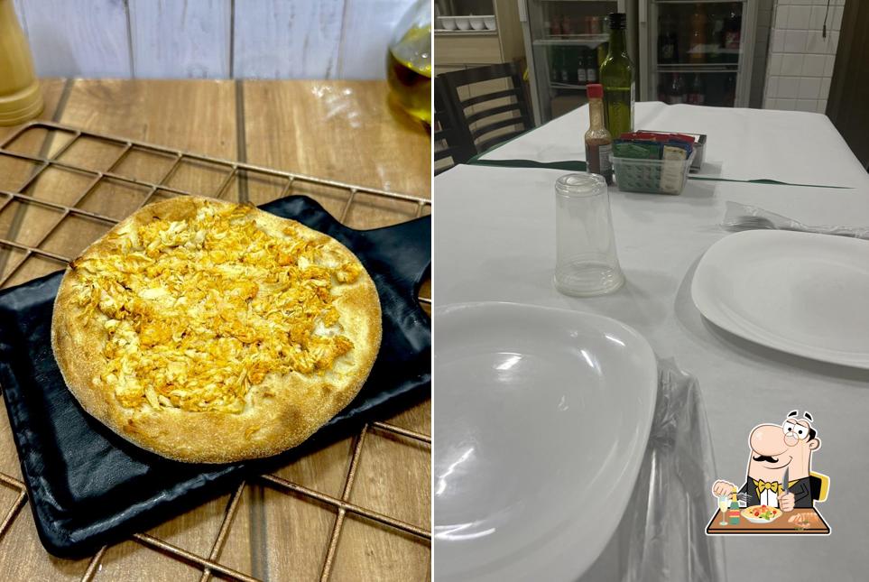 Comida em Pizzaria Vitória