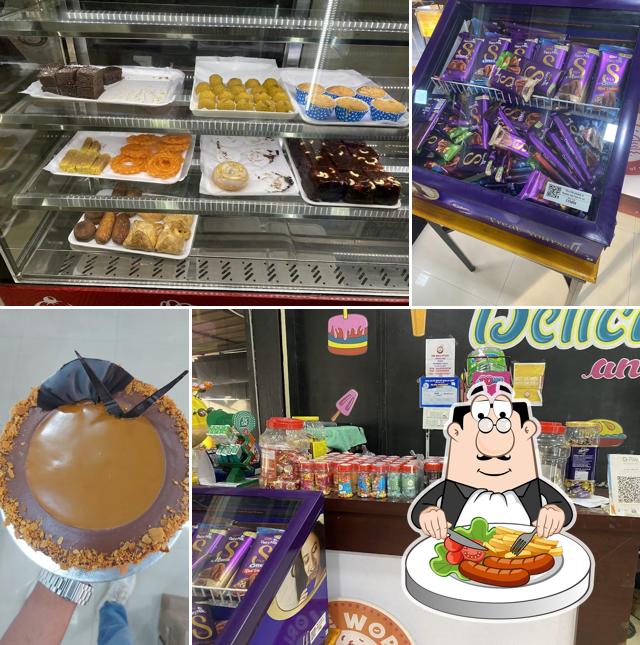 Food at Cake World, Vithura