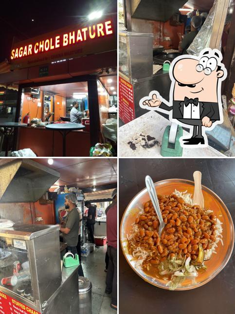 Check out how Sagar chole bhature looks inside