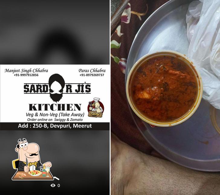 Food at Sardar ji's kitchen