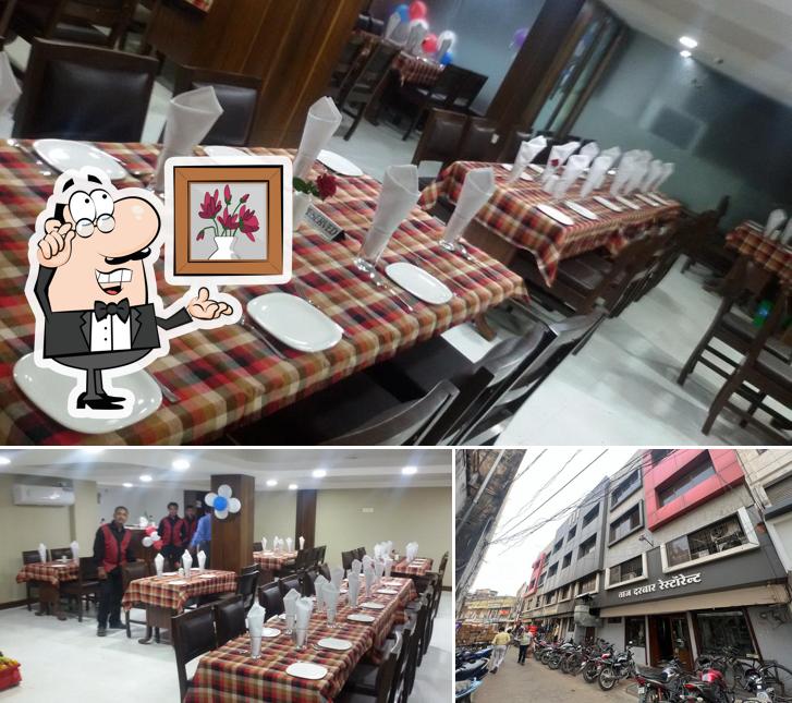 Among different things one can find interior and exterior at Taj Darbar Restaurant