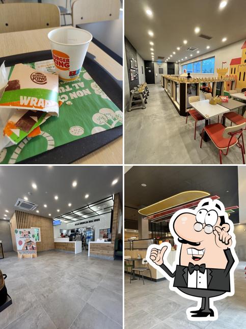 Gli interni di Burger King