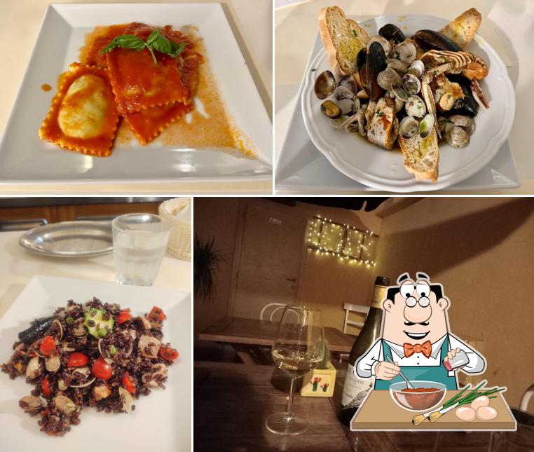 Ravioli al Bar la Pergola ( quello fuori dal teatro)