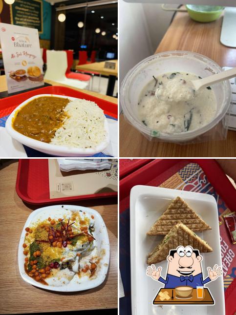 Clam chowder at Haldiram's