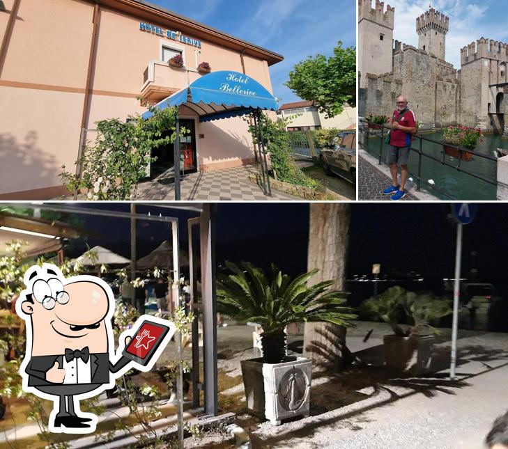 Puoi goderti l'aria fresca da seduto all'esterno di Bellerive Hotel Ristorante Pizzeria