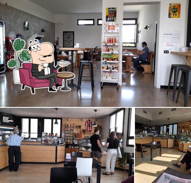 Gli interni di Karma Cafè
