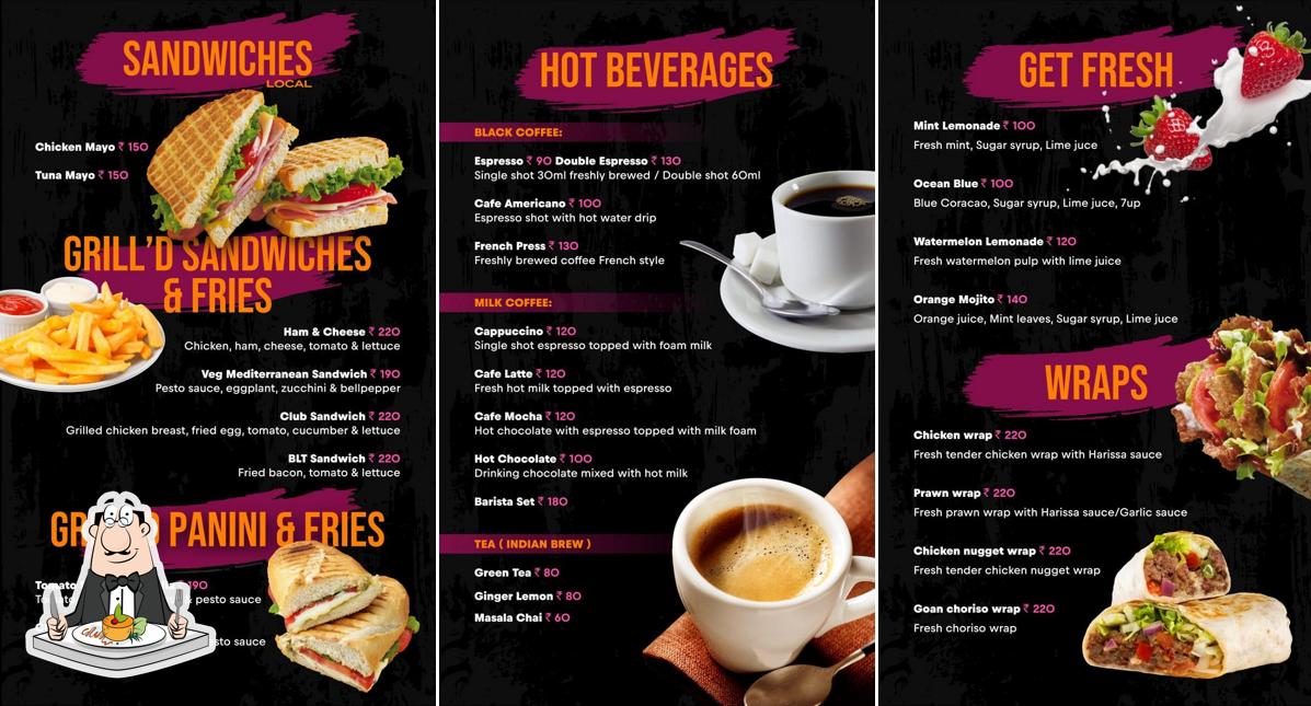 Food at Emdona eatery