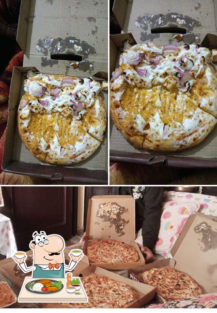 Meals at Pizza monk cafe & party hall