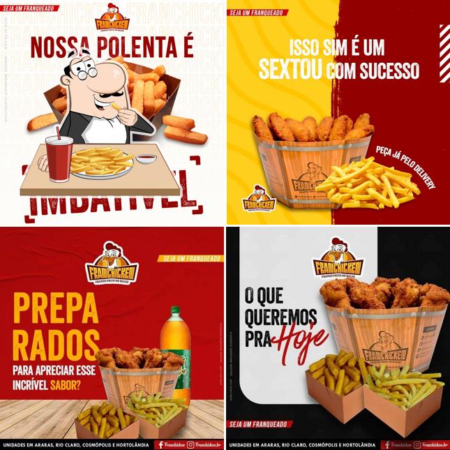 Batata frita em Franchicken Piracicaba