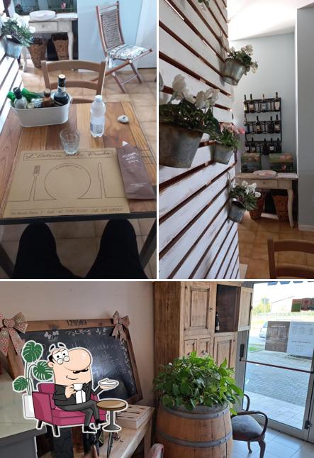 Gli interni di Osteria della piada