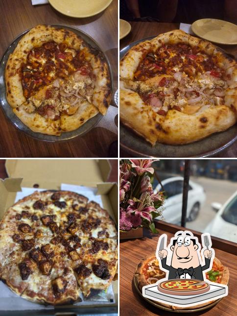 Pick different types of pizza